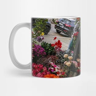 Floral Plants Street Flower Shop Mug